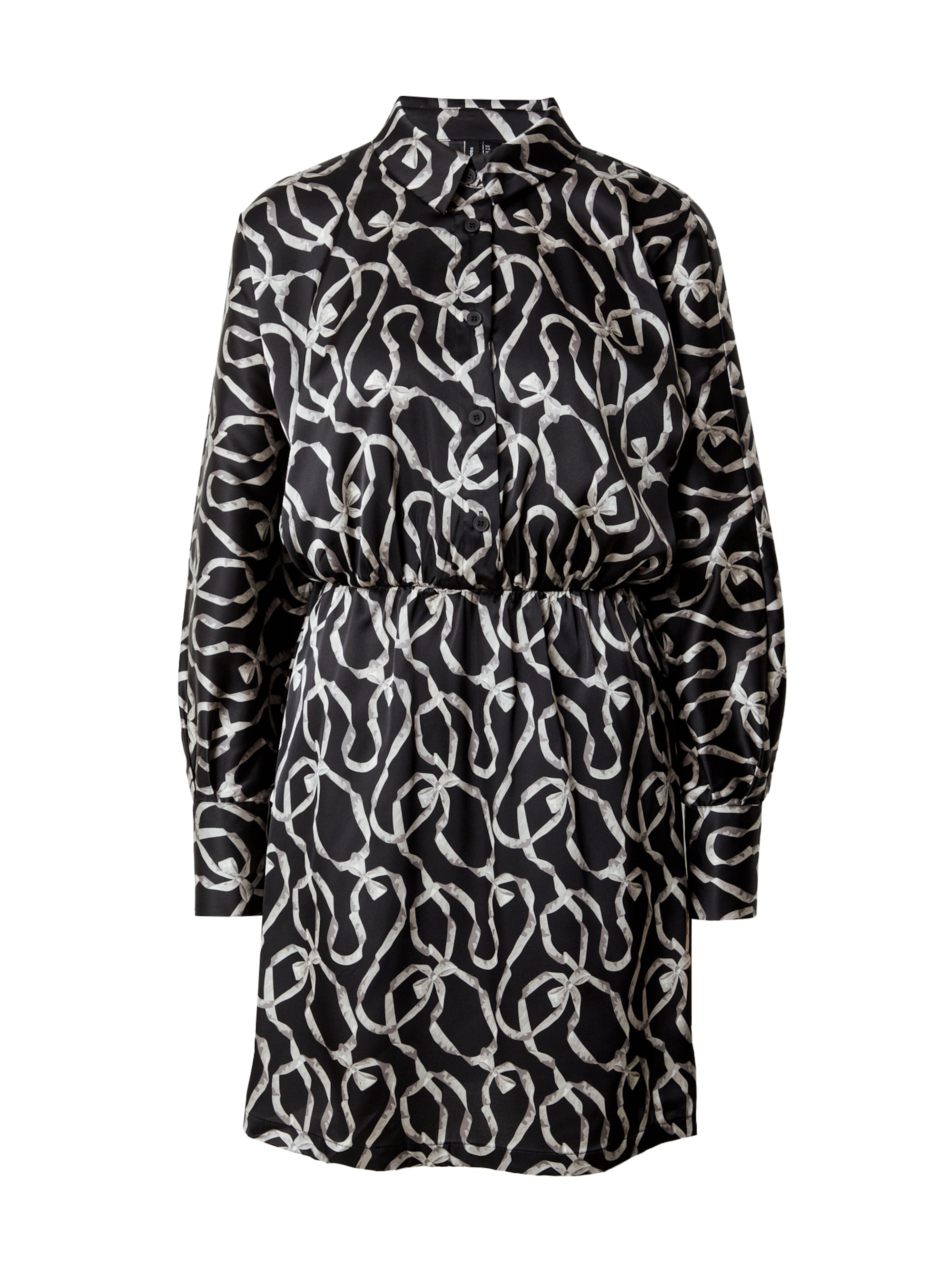 VERO MODA Shirt dress 'Malle' in Black: front