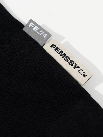 FEMSSY Shirt 'PURE'‌‌‌‌‌ in Schwarz