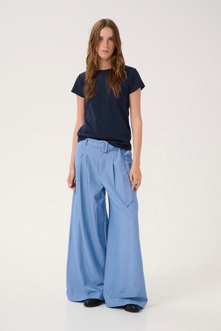 Wide Leg Pantalon à pince 'VittaMW' My Essential Wardrobe en bleu