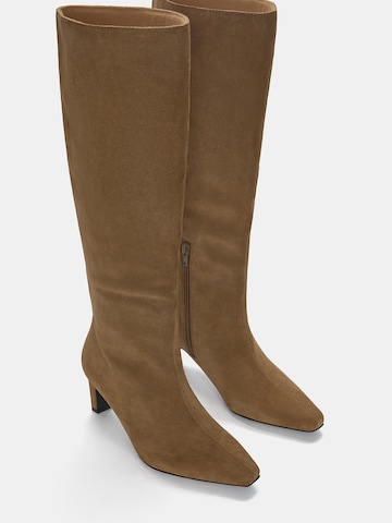 Bottes Pull&Bear en beige