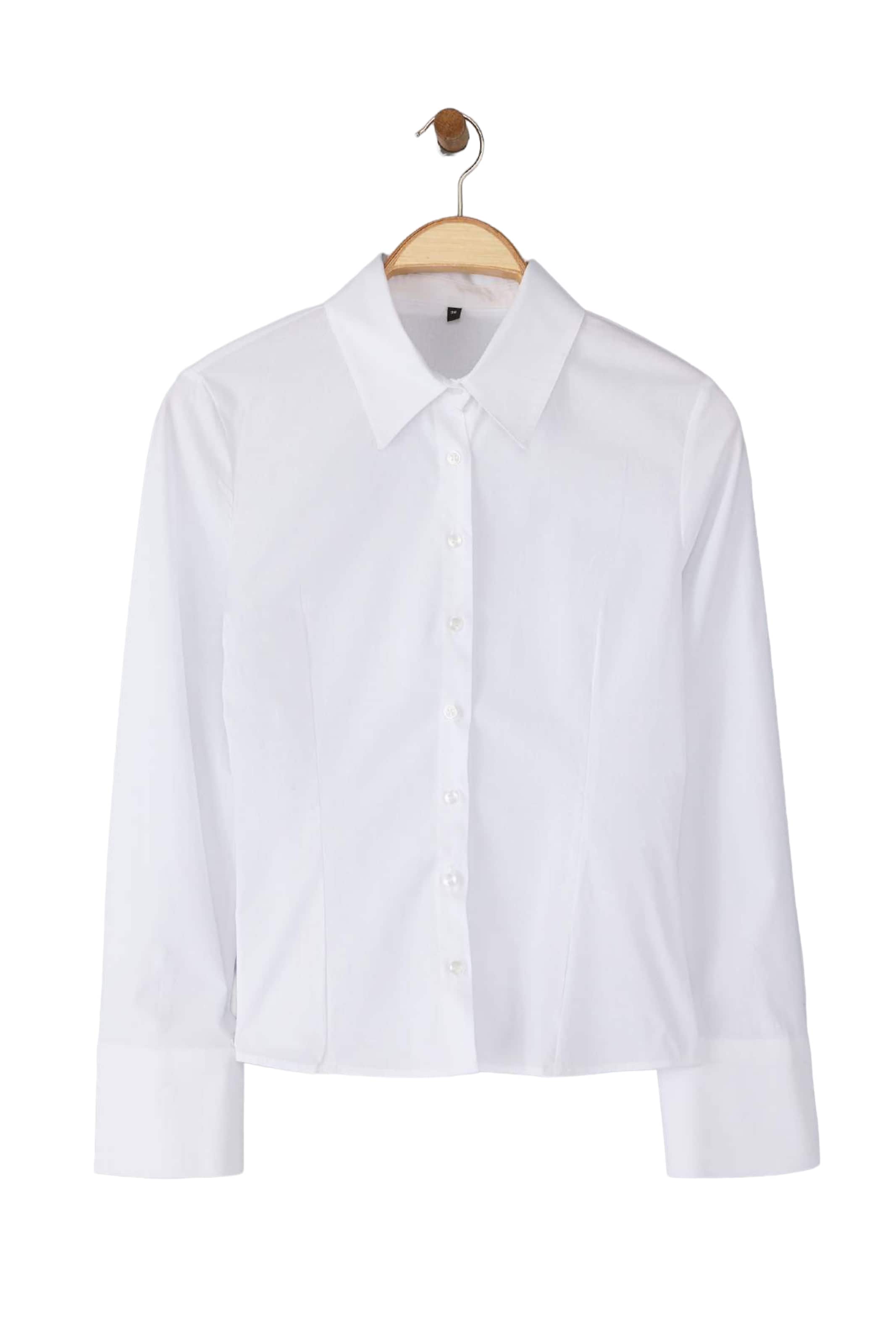 Trendyol - Blusa en blanco: frente