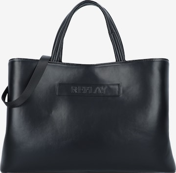 Borsa a mano di REPLAY in nero: frontale