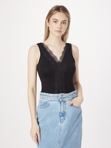 ABOUT YOU Shirt body 'Joelina' in Zwart: voorkant