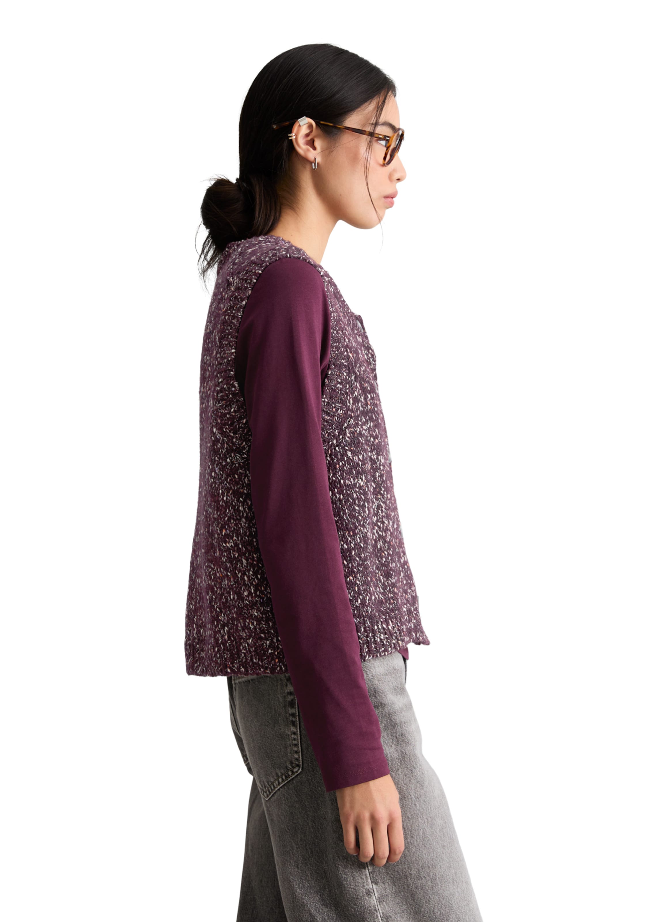 Marc O'Polo DENIM Gebreid vest in Rood