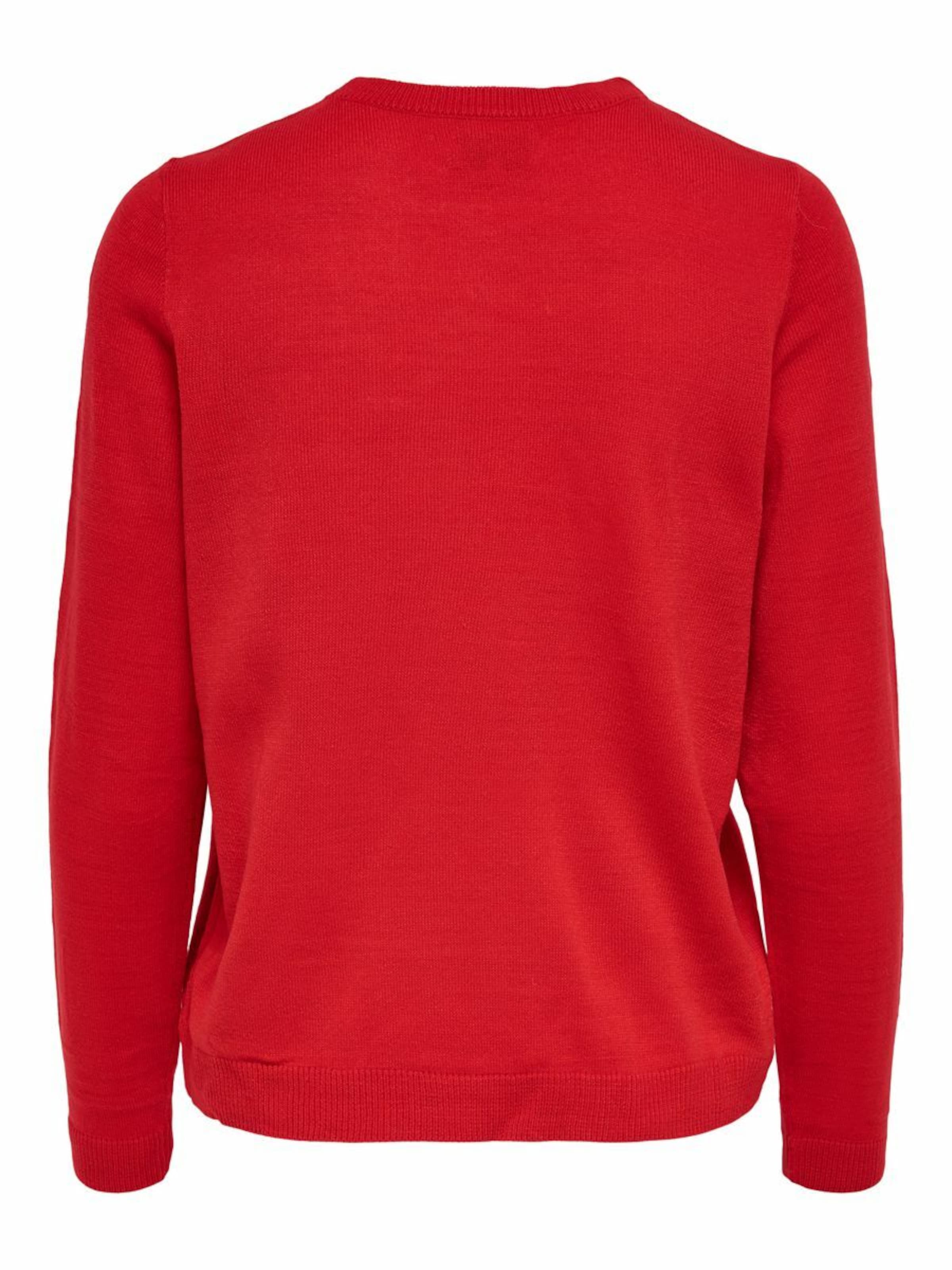 ONLY Sweater 'Xmas' in Red