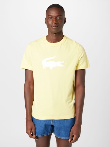 geltona LACOSTE Marškinėliai: priekis