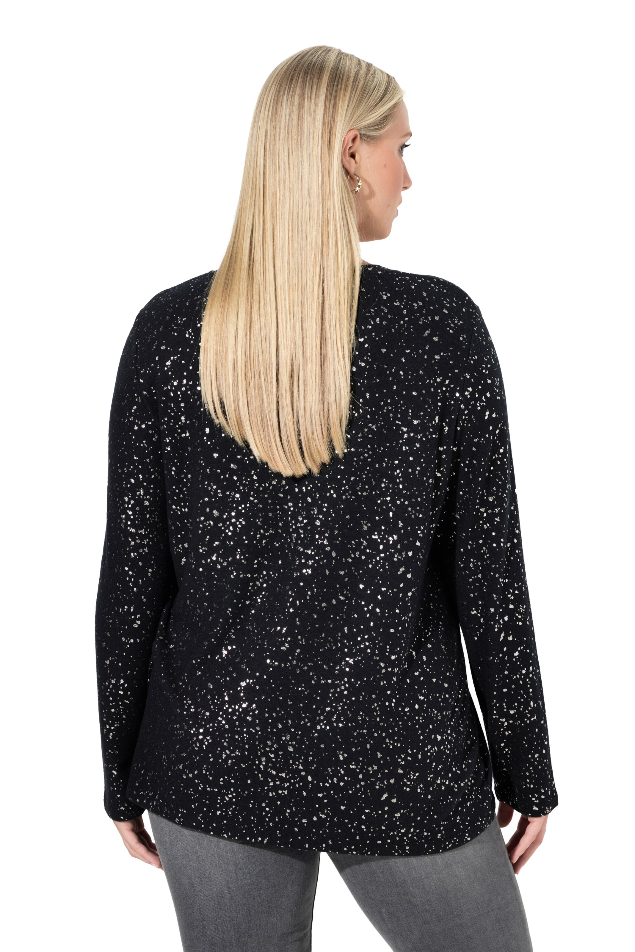 Ulla Popken Sweatshirt in Black