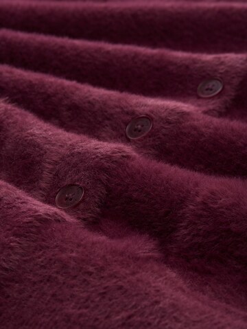 TOM TAILOR Knit cardigan in Red