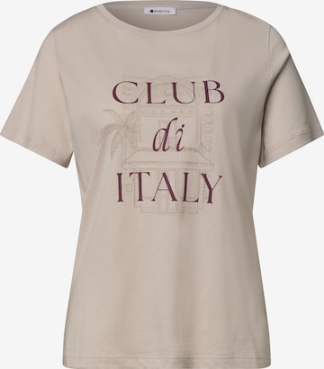 STREET ONE T-Shirt in Beige: Vorderseite