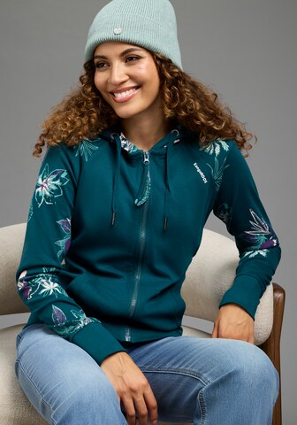 KangaROOS Sweatjacke in Grün: Vorderseite