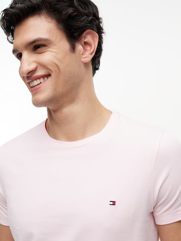 rozā TOMMY HILFIGER Slim fit T-Krekls