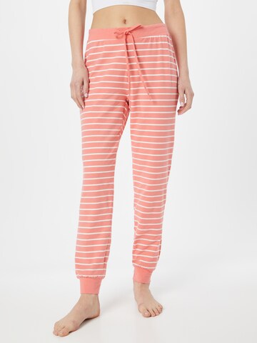 ESPRIT Pajama Pants in Orange: front