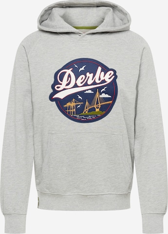 Derbe Sweatshirt in Grijs: voorkant