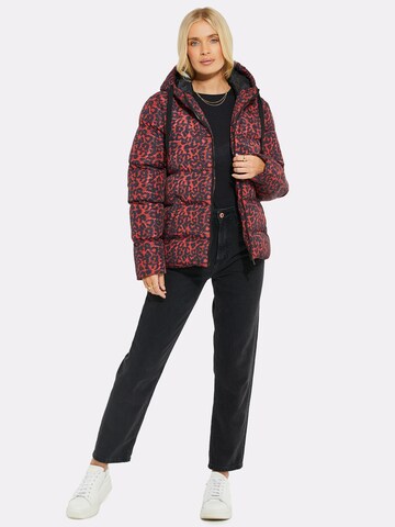 Threadbare Winter Jacket 'Chrissy' in Red