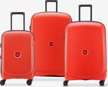 Ensemble de bagages Delsey Paris en orange : devant