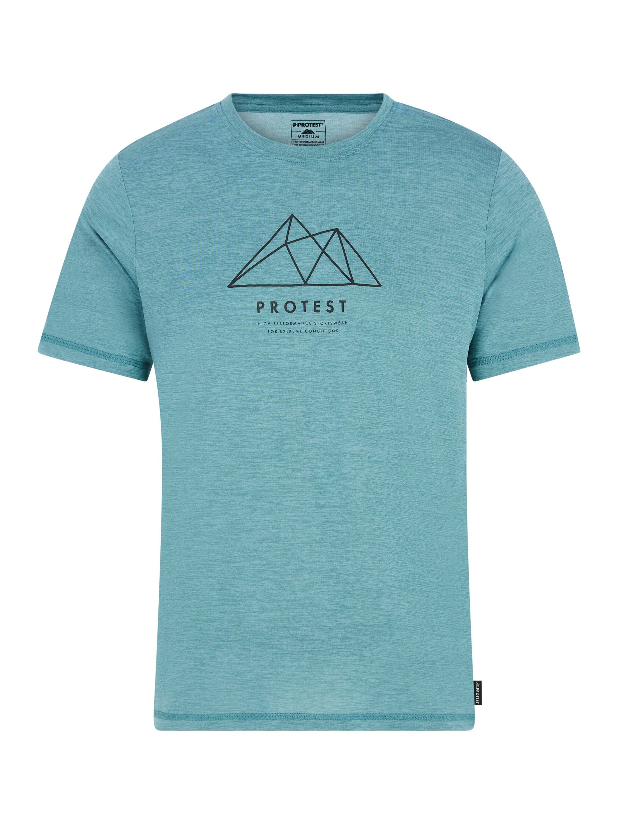 PROTEST Shirt 'PRTOliver' in Groen: voorkant