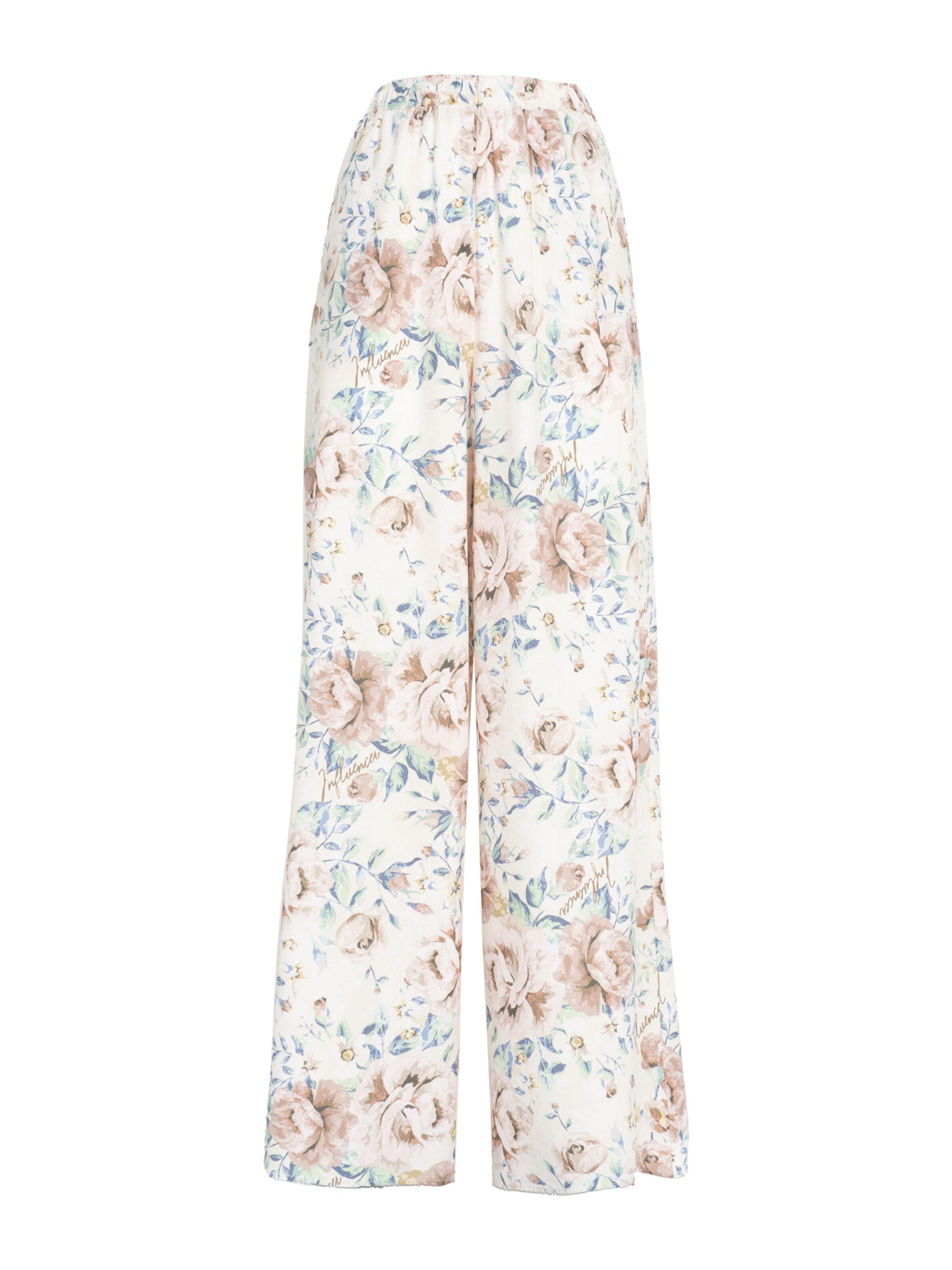 Influencer Loose fit Trousers in White: front