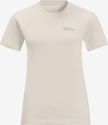 JACK WOLFSKIN Performance Shirt 'Essential' in Beige: front