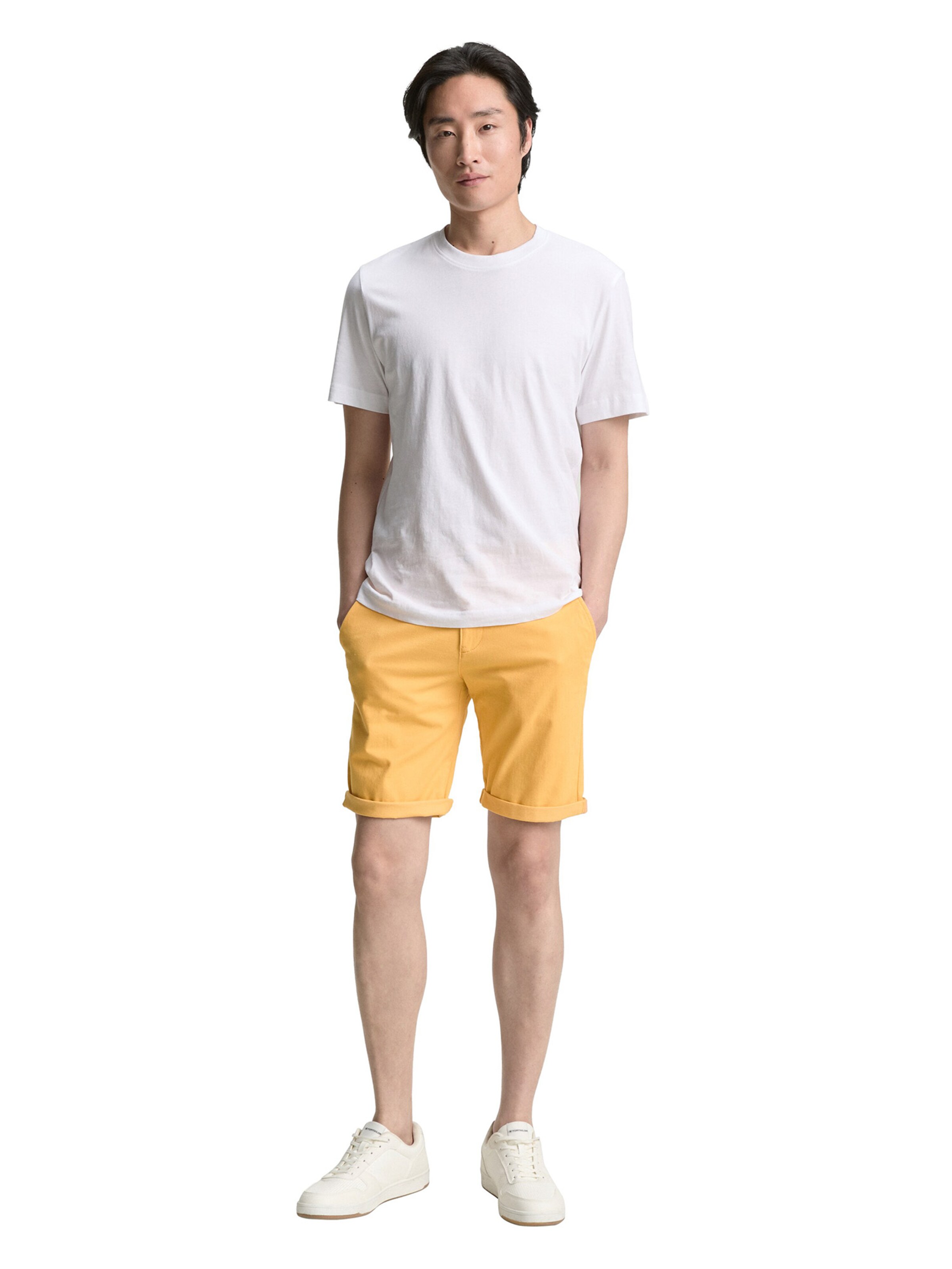 TOM TAILOR Úzky strih Chino nohavice - Oranžová