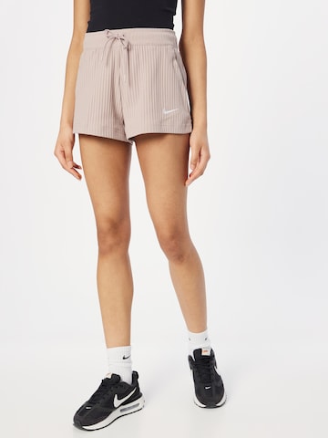 Nike Sportswear Regular Shorts in Beige: predná strana