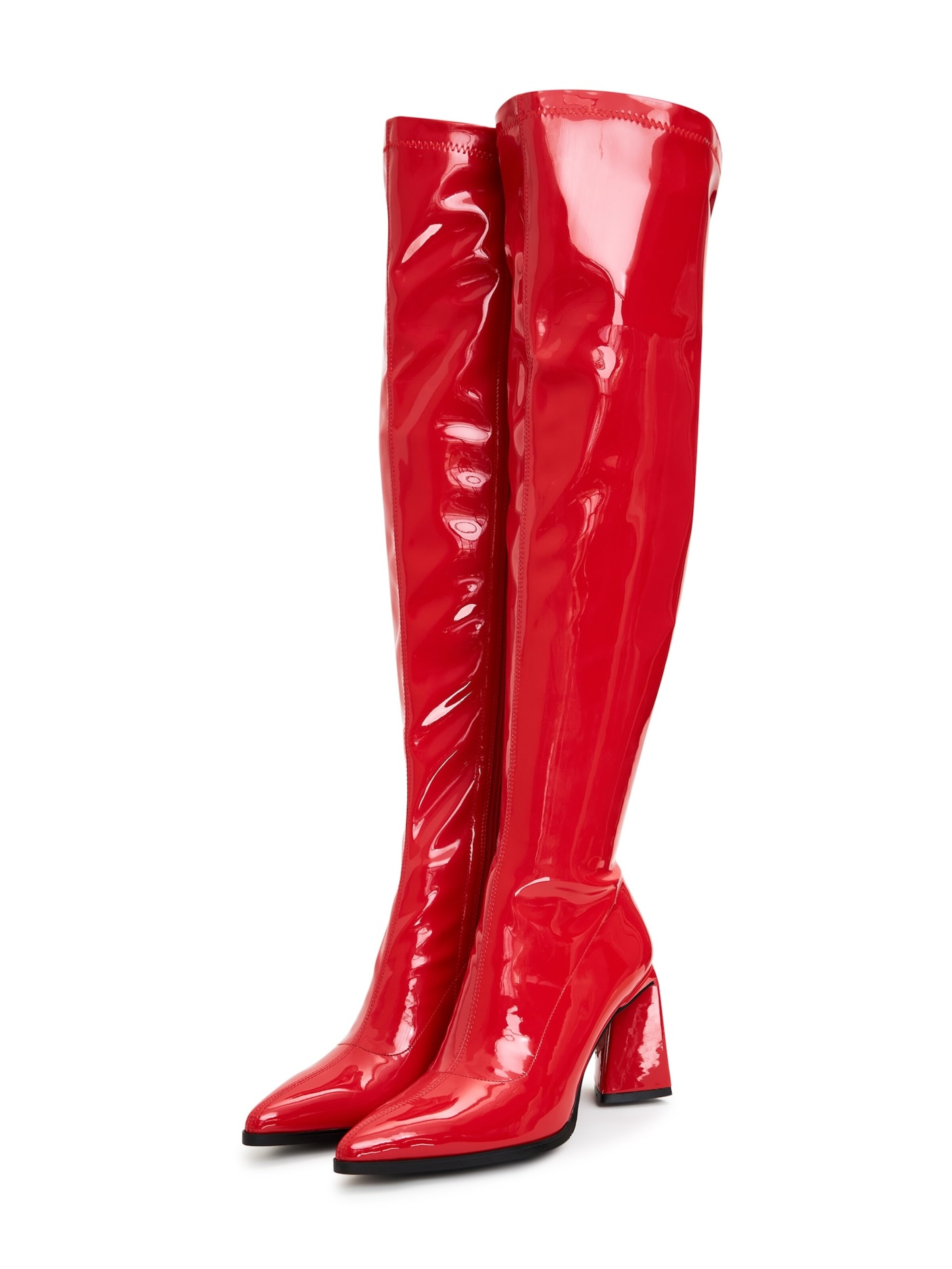 CESARE GASPARI - Botas sobre la rodilla en rojo