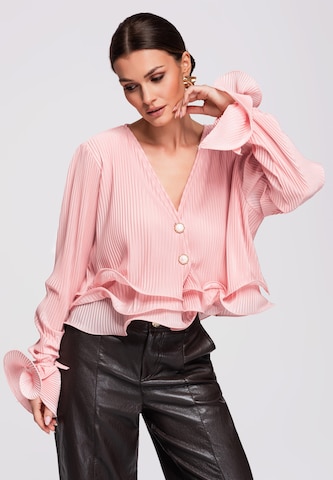 Ombre Blouse in Pink