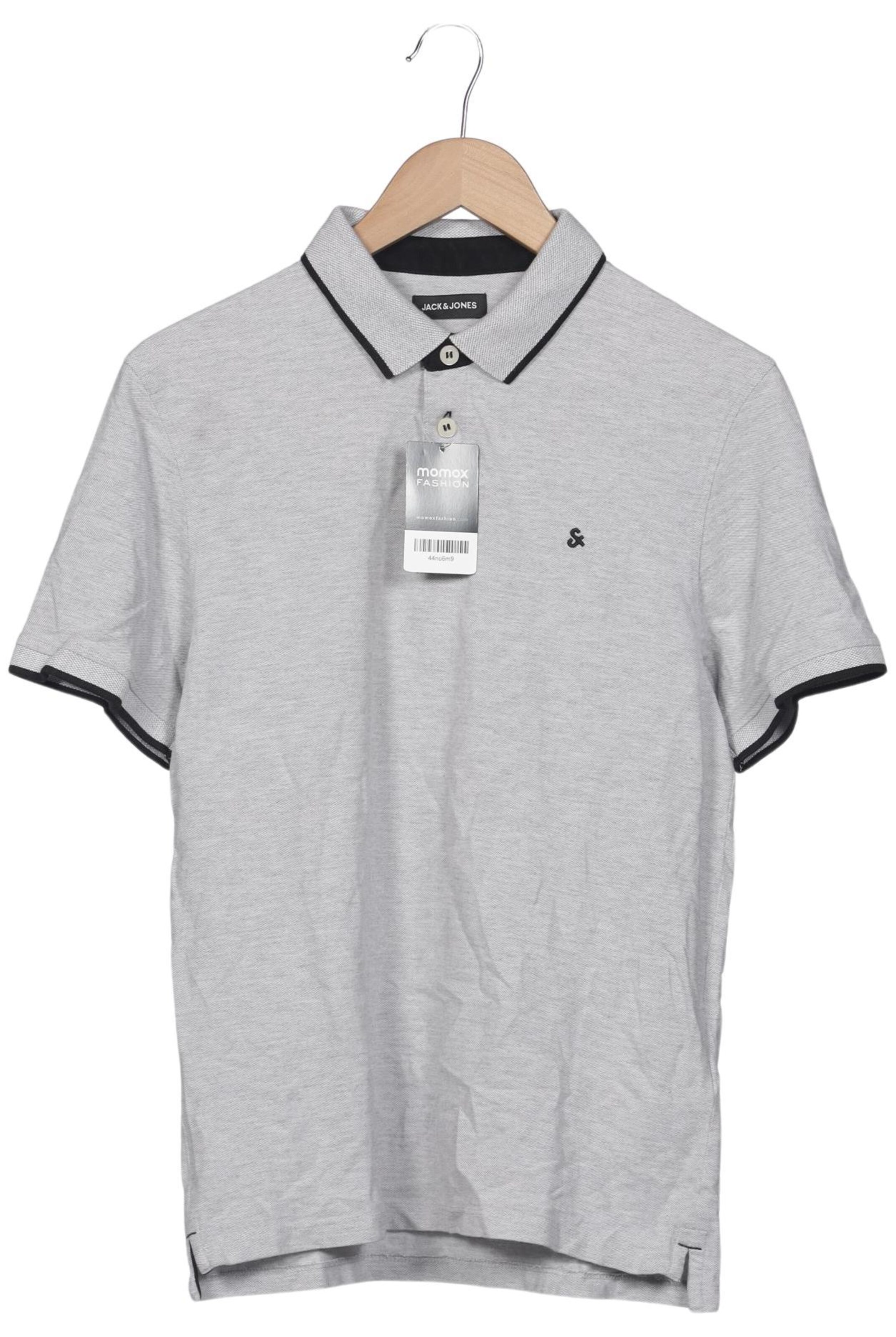 JACK & JONES Poloshirt L in Grau: Vorderseite