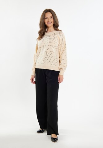 Pullover 'Nowles' di usha BLACK LABEL in beige