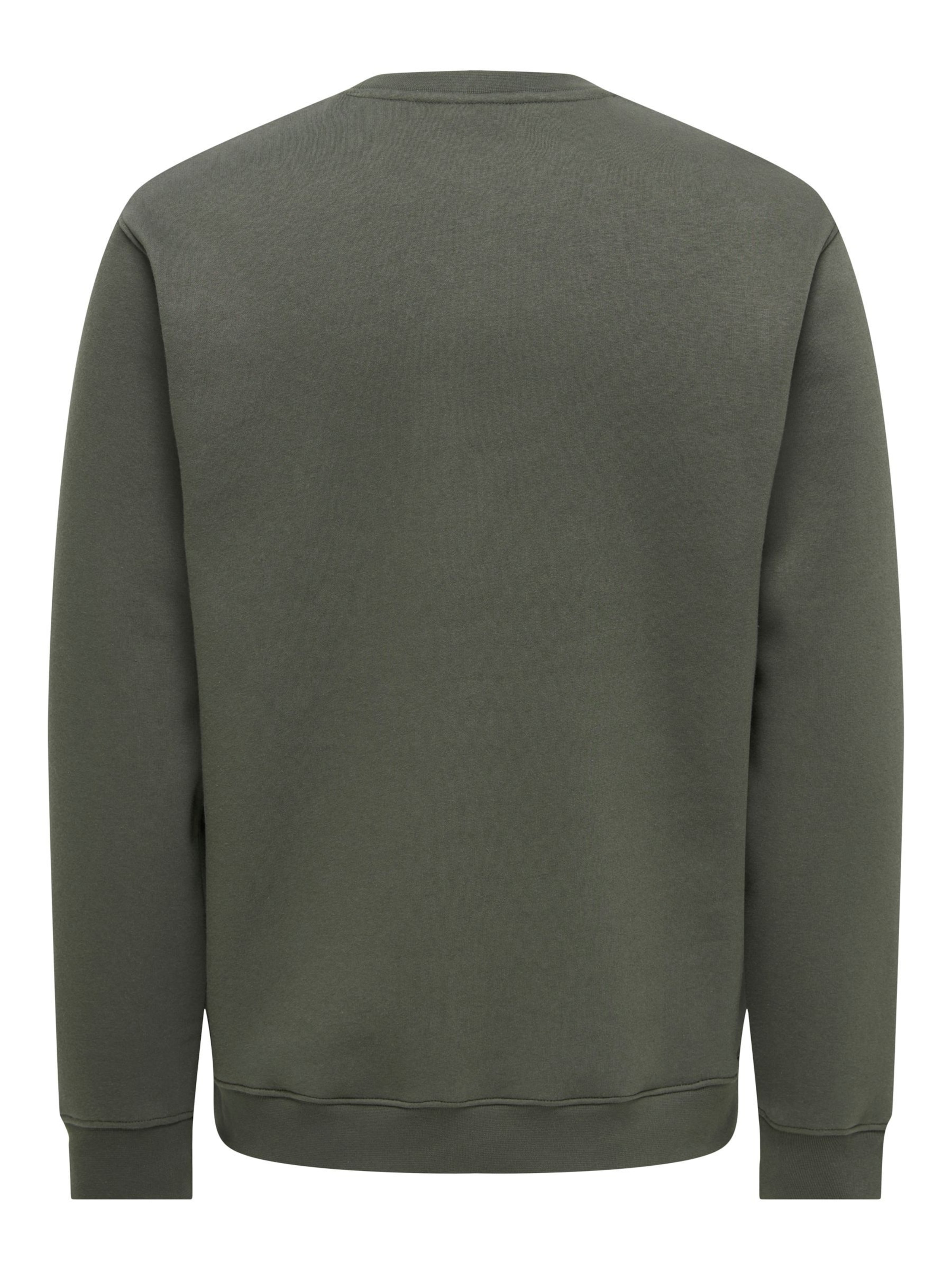 Only & Sons Sweatshirt 'ONSDawson' in Groen