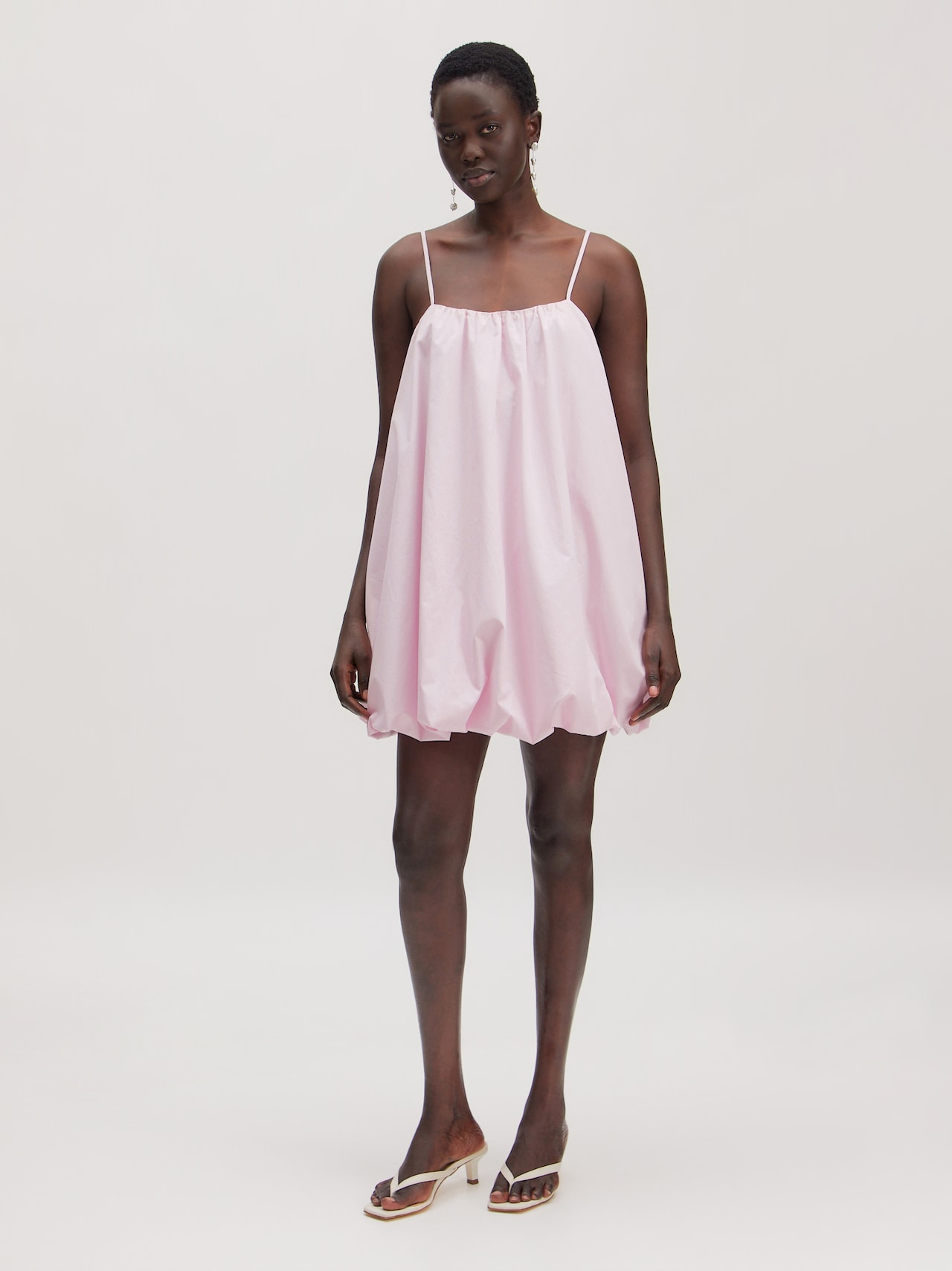 EDITED Jurk 'Fray Dress' Pastelroze