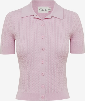 Calli Top in Roze: voorkant