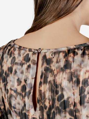 GUESS - Vestido 'LS ILENIA PLEAT DRESS W6RK37 WJ712' en beige