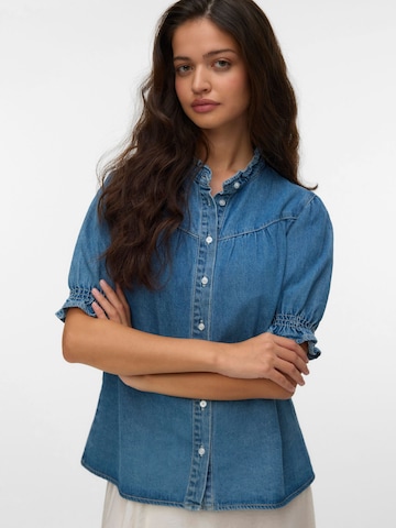 VERO MODA Blouse 'VMLola' in Blue: front