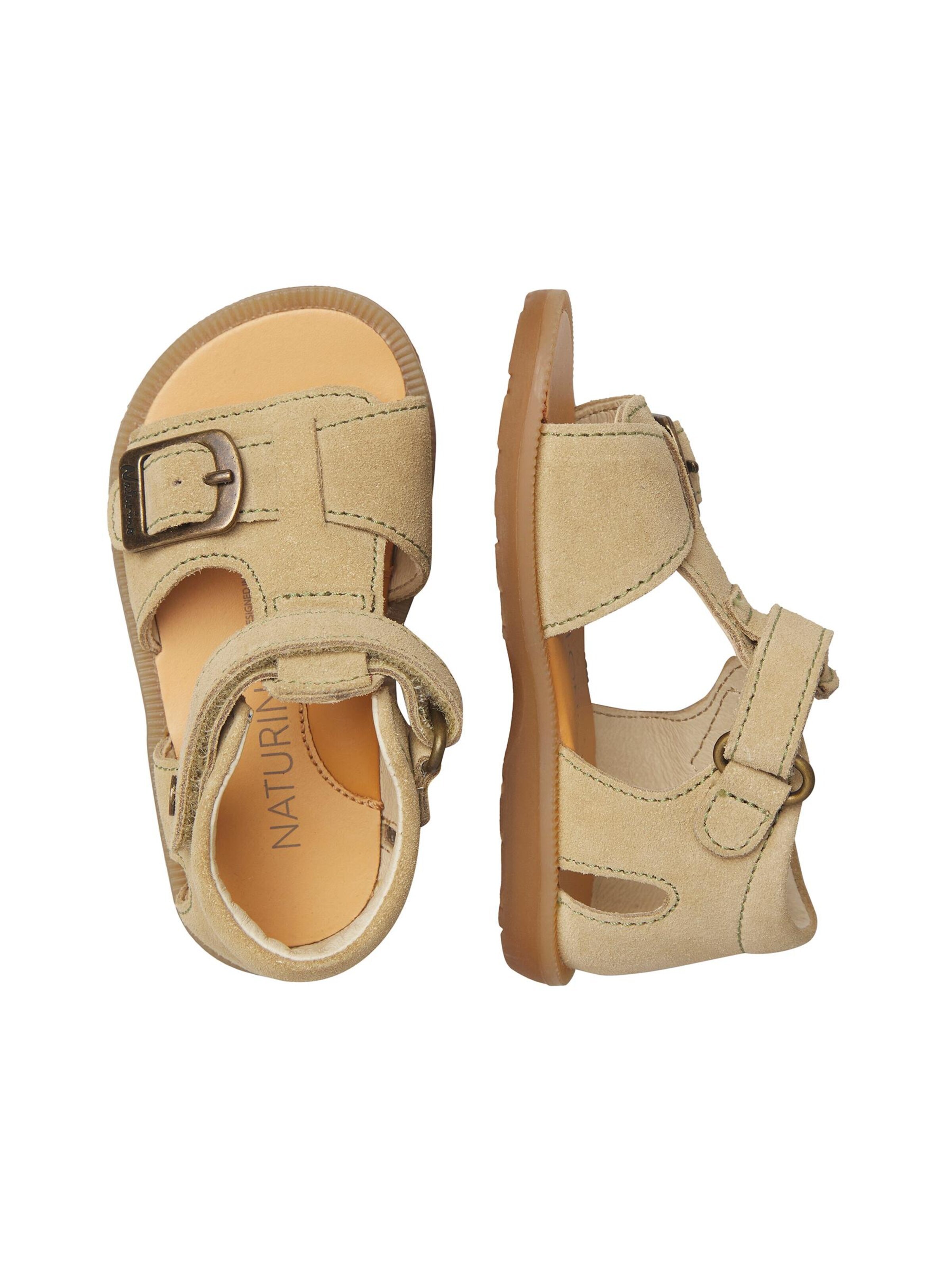 NATURINO Open shoes 'QUARZO' in Beige