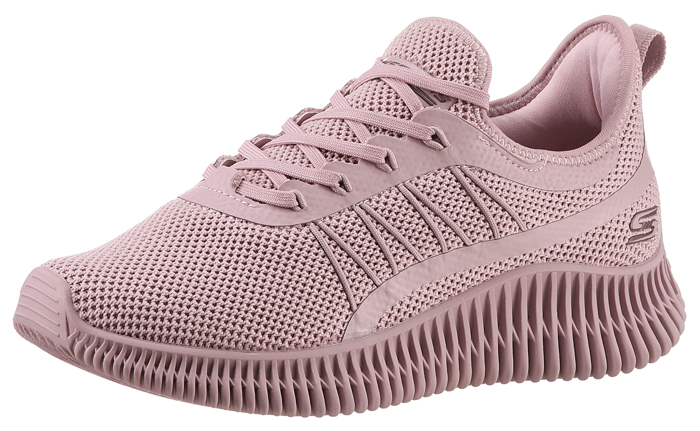 Sneaker bassa di SKECHERS in rosa: frontale