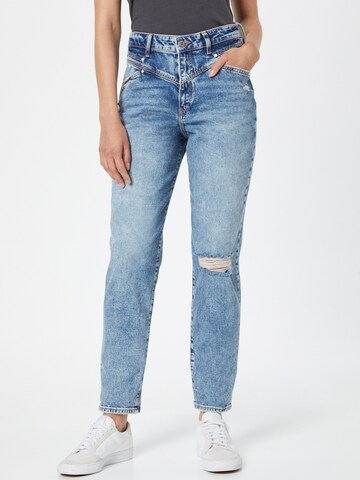 Mavi Tapered Jeans ' STELLA' i blå: framsida