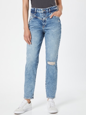 Mavi Tapered Jeans ' STELLA' in Blauw: voorkant