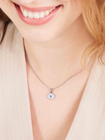 Lucardi Necklace in Silver: front
