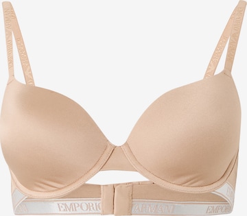 Emporio Armani T-Shirt Rintaliivi värissä beige: etupuoli