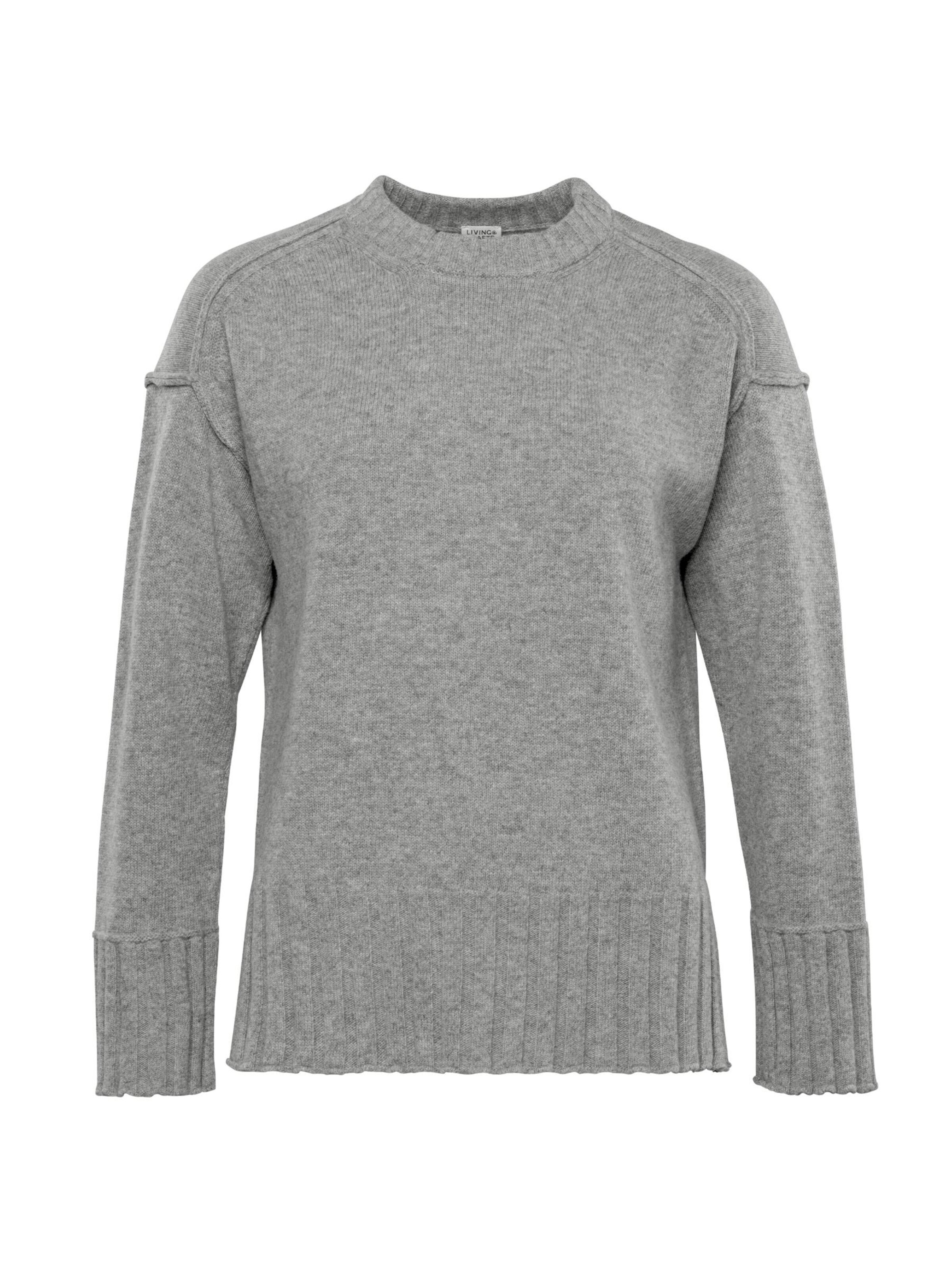 Living Crafts Pullover 'STANA'‌‌ in L in grau, Produktansicht