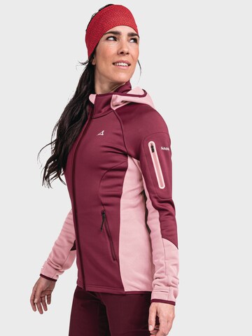 Schöffel Functionele fleece jas 'Lodron' in Roze