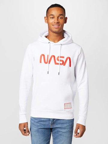 JACK & JONES Sweatshirt in White: front