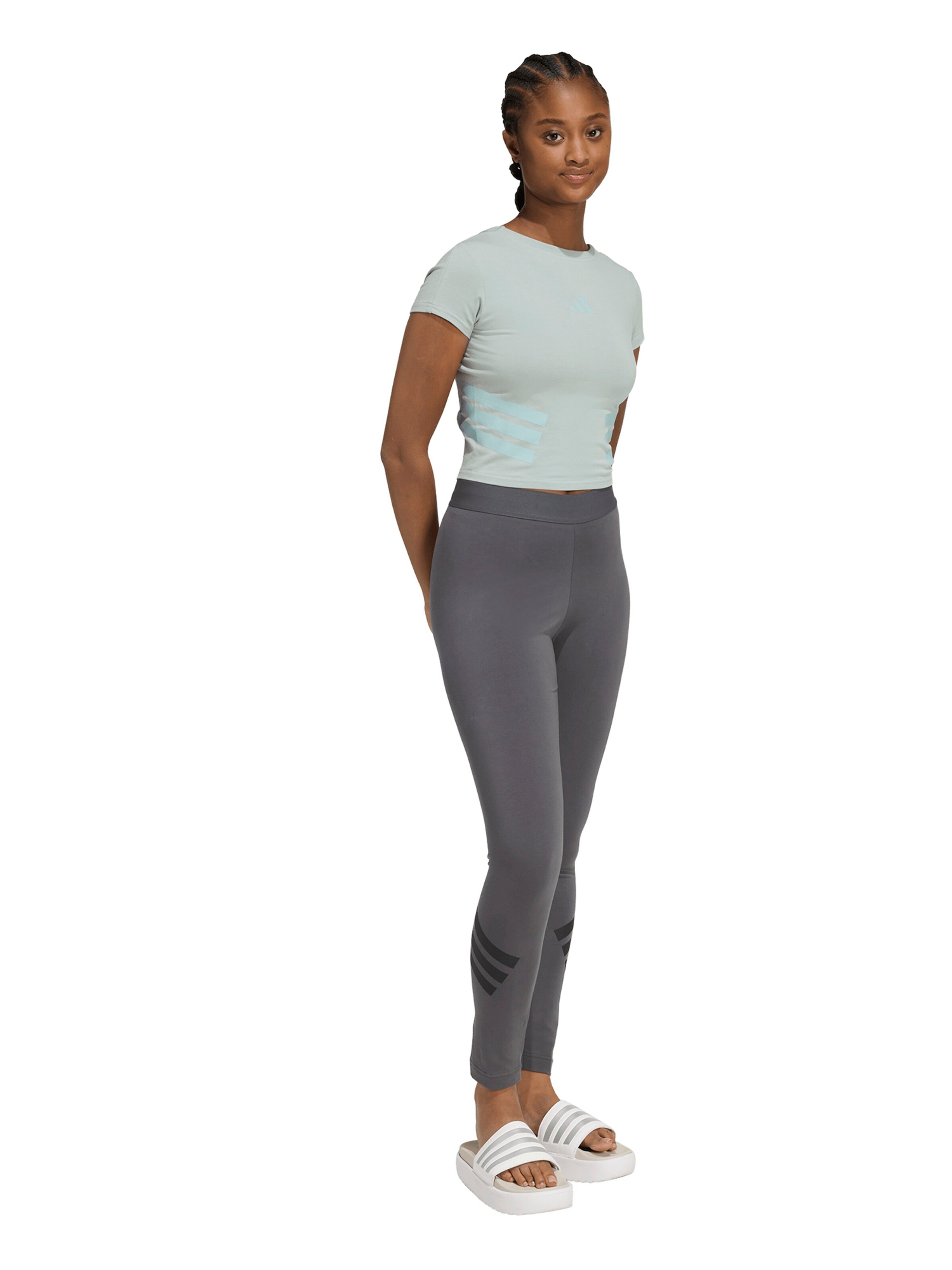 Skinny Pantaloni sport 'Future Icons' de la ADIDAS SPORTSWEAR pe gri