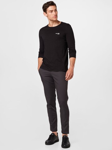 Abercrombie & Fitch Slimfit Chino hlače 'ATHLETIC' | črna barva