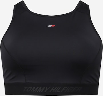 Tommy Hilfiger Curve Bra in Black: front