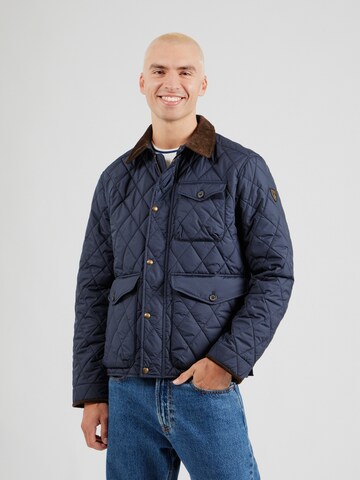 Polo Ralph Lauren Φθινοπωρινό και ανοιξιάτικο μπουφάν 'BEATON' σε μπλε: μπροστά