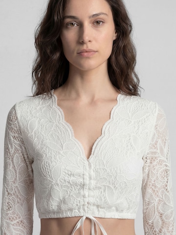 Blouse folklorique SPIETH & WENSKY en blanc