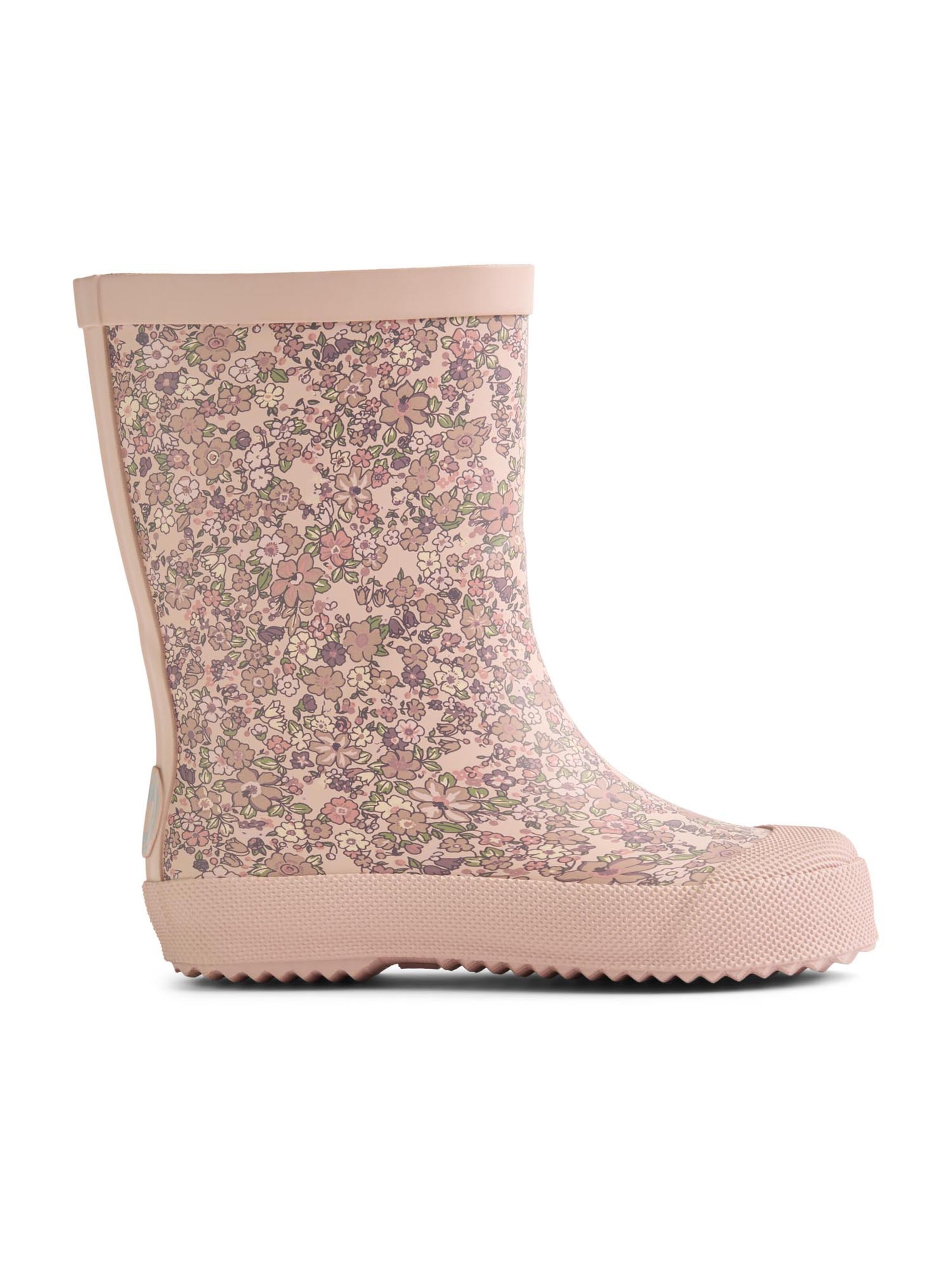 WHEAT Rubber boot 'Muddy' in Pink: front
