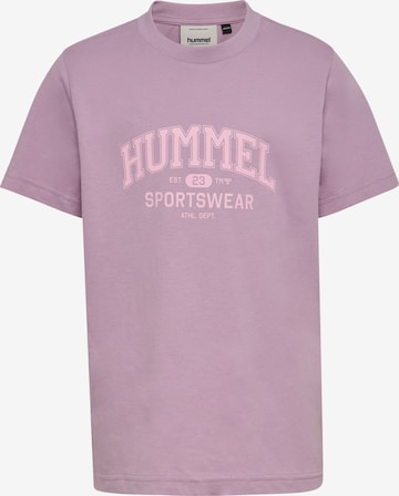 T-Shirt Hummel en violet : devant