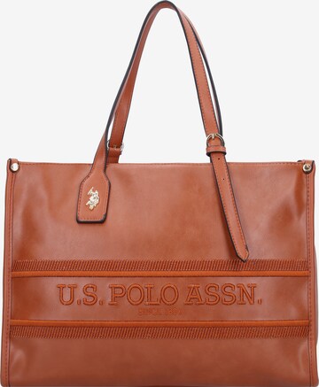 U.S. POLO ASSN. Shopper in Brown: front